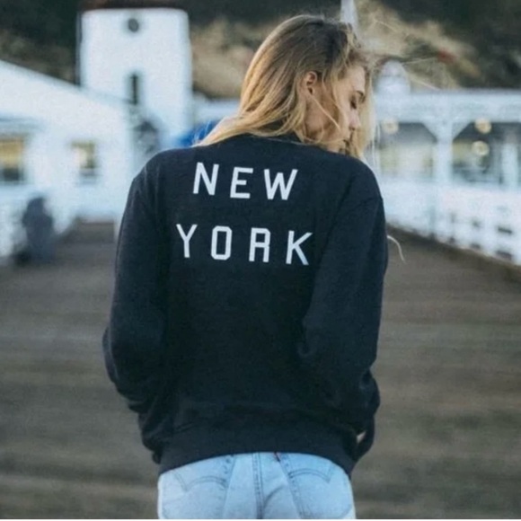 Brandy Melville Jackets & Blazers - Brandy Melville John Galt Elana, New York, Black, Bomber Jacket, OS